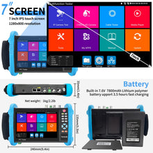 Load image into Gallery viewer, Rsrteng IPC-9800CADHS Pro 8K security camera tester