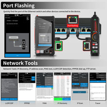 Load image into Gallery viewer, Rsrteng LT-600T 4-inch Professional Multi-function Network Cable Tester