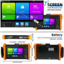 Load image into Gallery viewer, Rsrteng K15-CLMOVTADHS All-in-one 8K CCTV Camera Tester