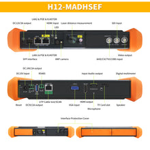 Load image into Gallery viewer, Rsrteng IPC-H12-MADHSEF CCTV Tester 8K 32MP 12MP IP Camera Tester