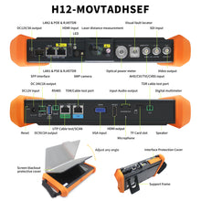 Load image into Gallery viewer, Rsrteng IPC-H12-MOVTADHSEF CCTV Tester 8K 32MP 12MP IP Camera Tester