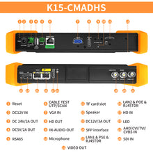 Load image into Gallery viewer, Rsrteng K15-CMADHS All-in-one 8K CCTV Camera Tester