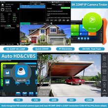 Load image into Gallery viewer, Rsrteng IPC-H12-ADHS CCTV Tester 8K 32MP 12MP IP Camera Tester