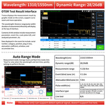 Load image into Gallery viewer, Rsrteng RSO-73 1310/1550nm 28/26dB multi-function OTDR