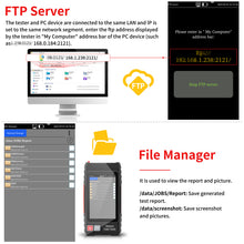 Load image into Gallery viewer, Rsrteng LT-600 4-inch Professional Multi-function Network Cable Tester
