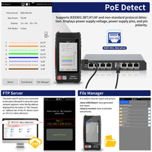 Load image into Gallery viewer, Rsrteng LT-600S 4-inch Professional Multi-function Network Cable Tester