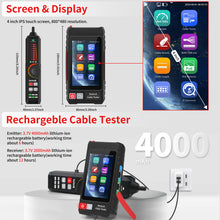 Load image into Gallery viewer, Rsrteng LT-600 4-inch Professional Multi-function Network Cable Tester