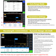 Load image into Gallery viewer, Rsrteng RSO-5510 1310/1550nm 28/26dB OTDR