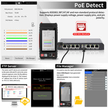 Load image into Gallery viewer, Rsrteng LT-600T 4-inch Professional Multi-function Network Cable Tester