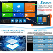 Load image into Gallery viewer, Rsrteng IPC-H12 CCTV Tester 8K 32MP 12MP IP Camera Tester