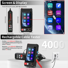 Load image into Gallery viewer, Rsrteng LT-600M 4-inch Professional Multi-function Network Cable Tester