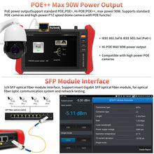 Load image into Gallery viewer, E89 security camera tester 8inch  4K IP camera tester & HD CCTV camera tester