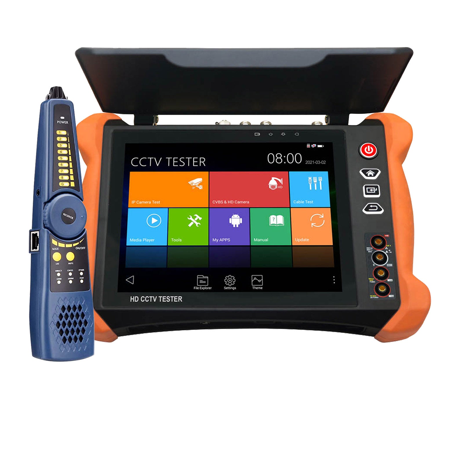 Tester CCTV Per Telecamere CVI/TVI/AHD - Schermo 5", Batteria 5200mAh, Per Installazione E Manutenzione - Foto 10