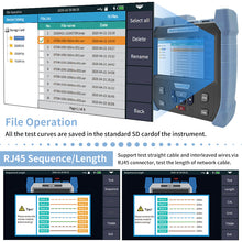 Load image into Gallery viewer, Rsrteng RSO-5100 1310/1550nm 28/26dB Multi-touch Mini OTDR