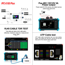 Load image into Gallery viewer, IPC-5100 Plus security camera tester