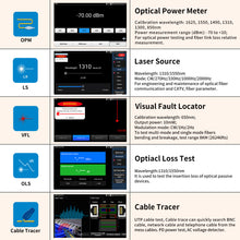 Load image into Gallery viewer, Rsrteng RSO-6510 1310/1550nm 28/26dB multi-function OTDR