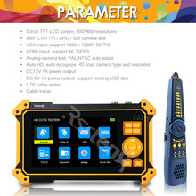 Load image into Gallery viewer, HD-3200C Plus Coaxial Security Camera Tester