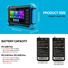 Load image into Gallery viewer, IPC-5100 Plus security camera tester