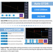 Load image into Gallery viewer, Rsrteng RSO-5100 1310/1550nm 28/26dB Multi-touch Mini OTDR