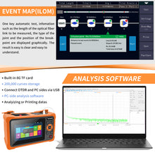 Load image into Gallery viewer, Rsrteng RSO-4000D 1310/1550nm 26dB/24dB Single Mode Mini OTDR