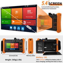 Load image into Gallery viewer, Rsrteng RSO-6500 1310/1550nm 28/26dB multi-function OTDR
