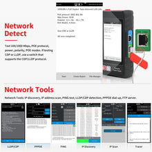 Load image into Gallery viewer, Rsrteng LT-600 4-inch Professional Multi-function Network Cable Tester
