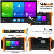Load image into Gallery viewer, Rsrteng K15-CLMOVTADHSEF All-in-one 8K CCTV Camera Tester
