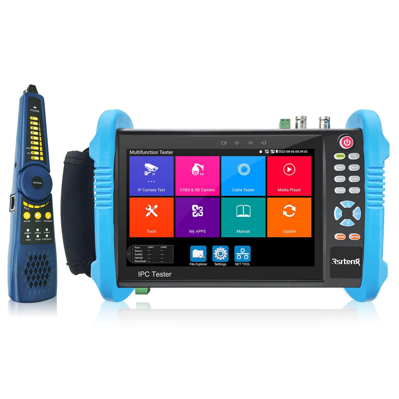 Rsrteng IPC-9800CADH Pro 8K ip camera tester CCTV tester ipc tester