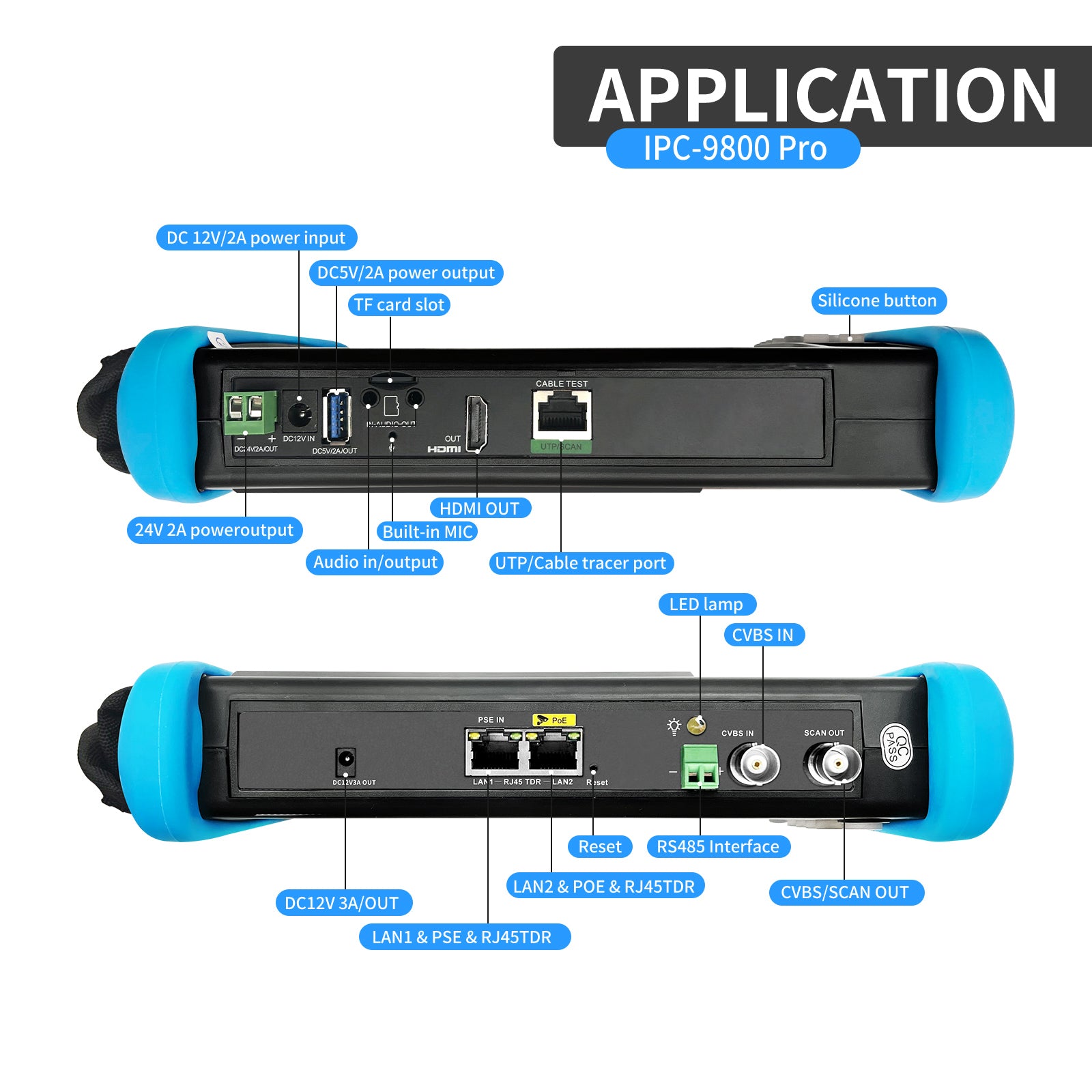 CCTVテスター ケーブル検出器、 アップグレードされた IPC テスター 
