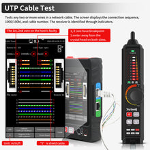Load image into Gallery viewer, Rsrteng LT-600M 4-inch Professional Multi-function Network Cable Tester
