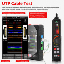 Load image into Gallery viewer, Rsrteng LT-600 4-inch Professional Multi-function Network Cable Tester
