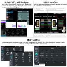 Load image into Gallery viewer, E88 security camera tester 8inch  4K IP camera tester

