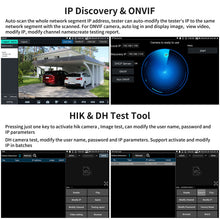 Load image into Gallery viewer, E88 security camera tester 8inch  4K IP camera tester
