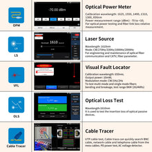 Load image into Gallery viewer, Rsrteng RSO-6500 1310/1550nm 28/26dB multi-function OTDR
