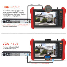 Load image into Gallery viewer, E89 security camera tester 8inch  4K IP camera tester &amp; HD CCTV camera tester
