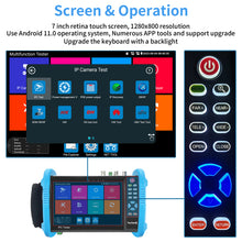 Load image into Gallery viewer, Rsrteng IPC-9800ADHS Pro 8K security camera tester
