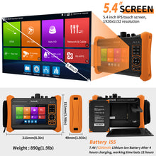 Load image into Gallery viewer, Rsrteng RSO-6510 1310/1550nm 28/26dB multi-function OTDR
