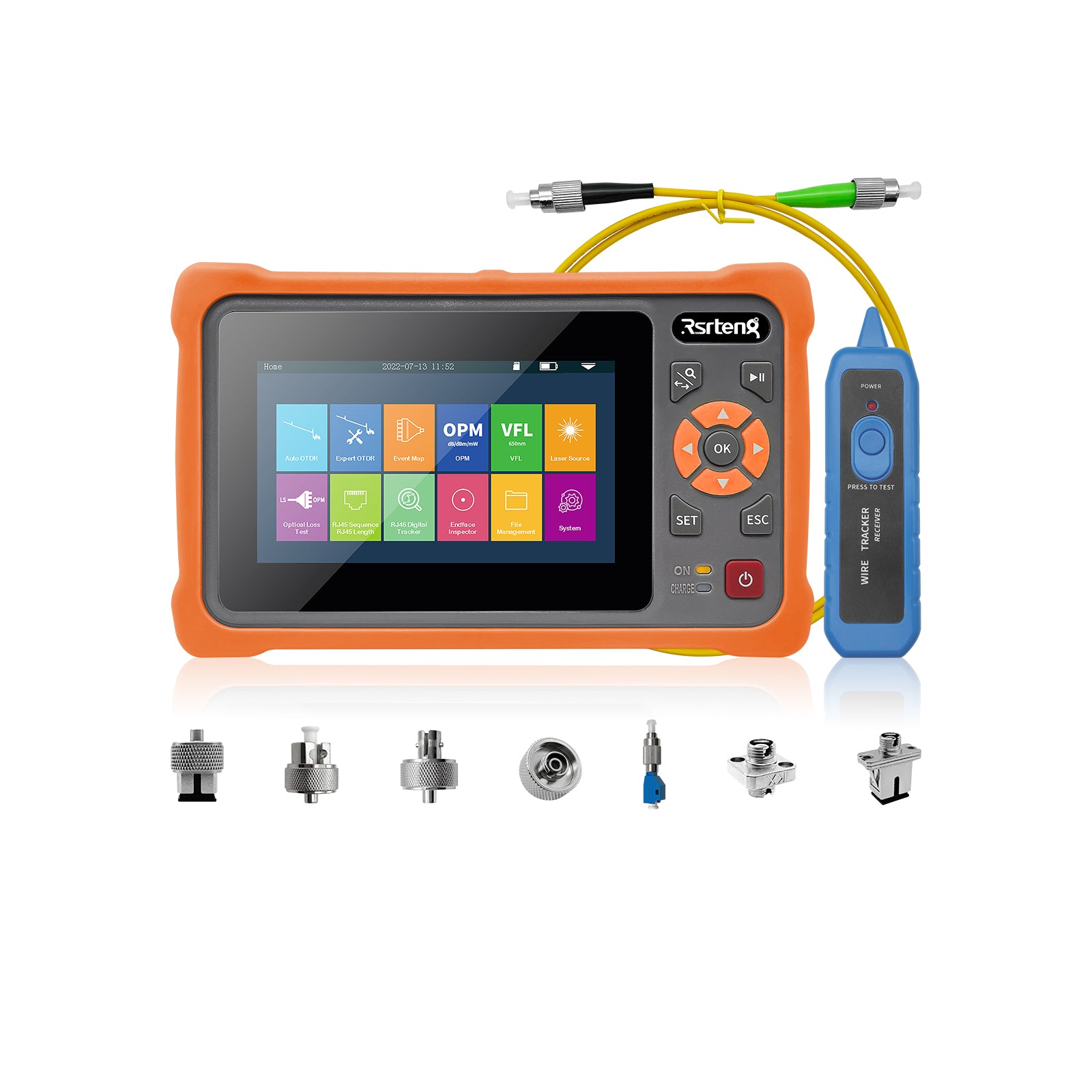 Rsrteng RSO-4000D 1310nm 26dB/1550nm 24dB Single Mode Mini OTDR
