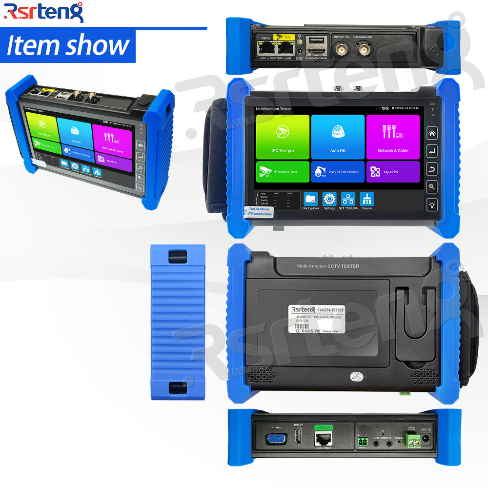 Ip Camera WANLUTECH Tester, Security Camera Tester 7inch Touchscreen ...