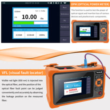 Load image into Gallery viewer, Rsrteng RSO-4000D 1310nm 26dB/1550nm 24dB Single Mode Mini OTDR
