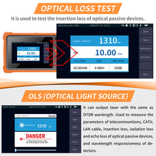 Load image into Gallery viewer, Rsrteng RSO-4000D 1310nm 26dB/1550nm 24dB Single Mode Mini OTDR
