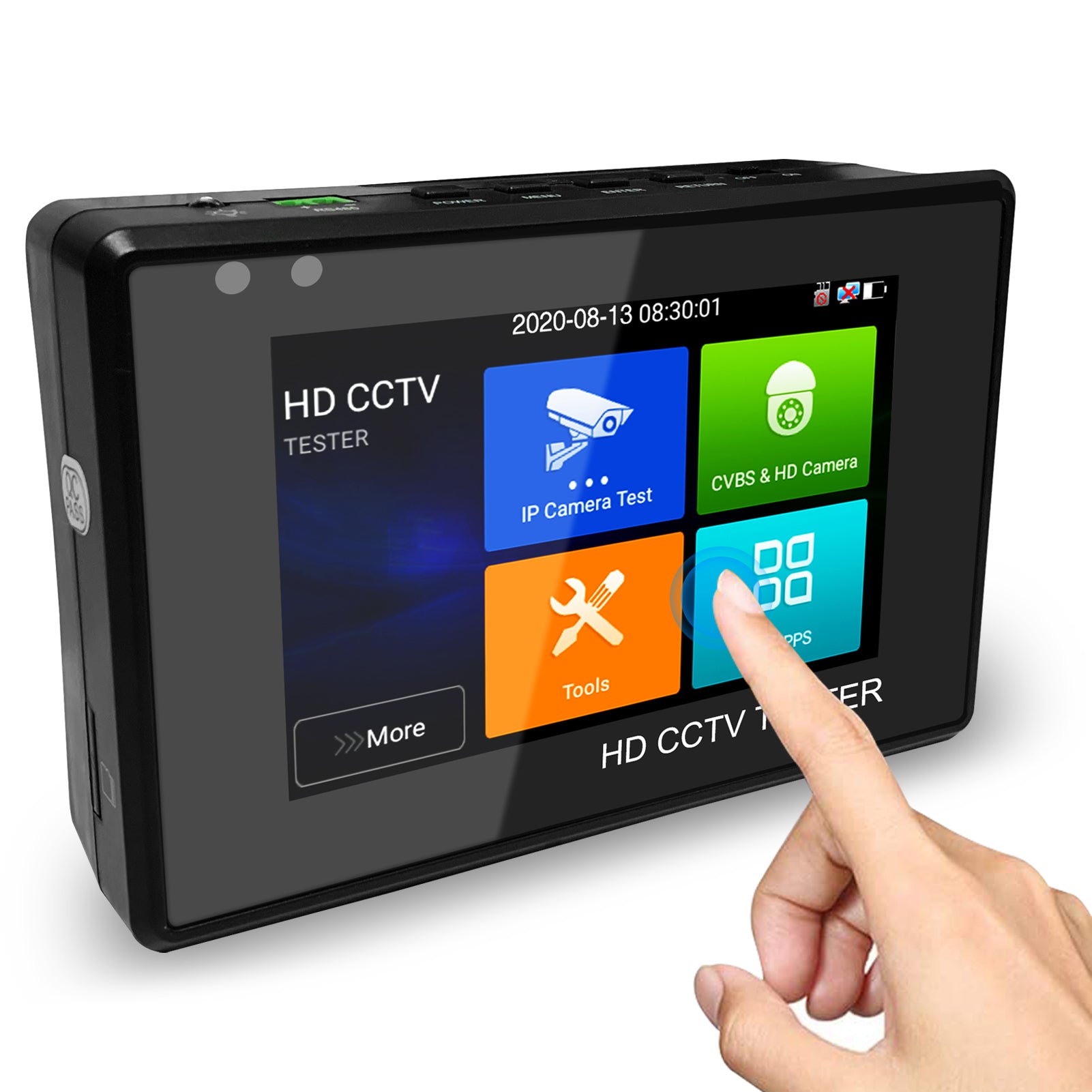 Amazon | IPCテスターポータブルネットワークカメラテスター4K / H.265 IP CVBS CVI TVI AHDアナログカメラテスター POE出力、CCTVテスト、PTZ 5-in-1多機能モニタリングテスター1800ADHPLUS | woshida | 防犯・監視カメラアクセサリ CCTVテスター、 DT-T70 H.264/H.265/4K IP アナログカメラテスター 4.0 インチ HD 結...