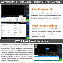 Load image into Gallery viewer, Rsrteng RSO-6510 1310/1550nm 28/26dB multi-function OTDR
