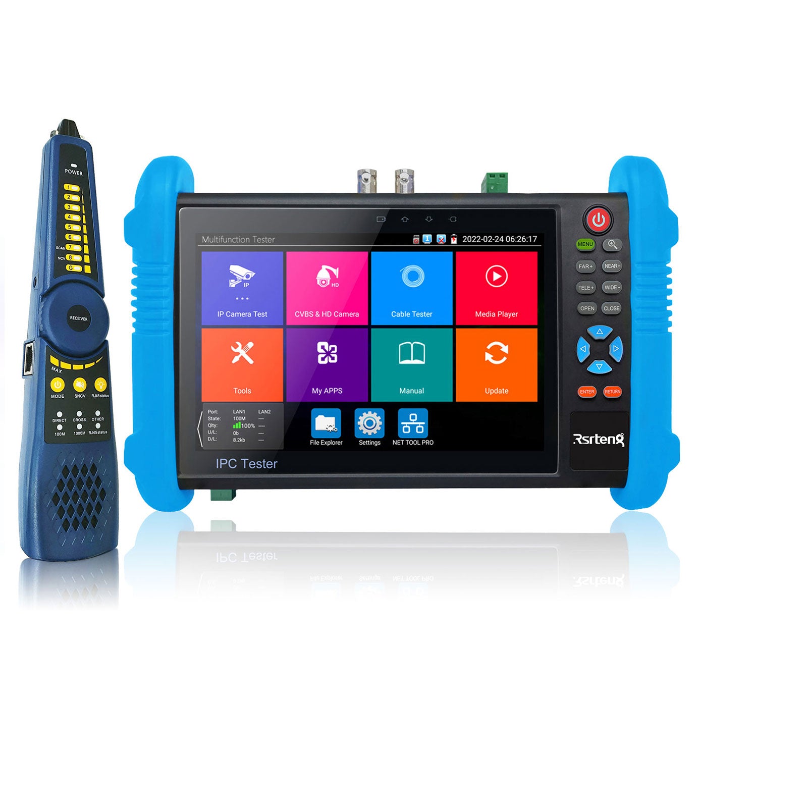 Rsrteng IPC-9800CADH Plus+ 4K security camera tester